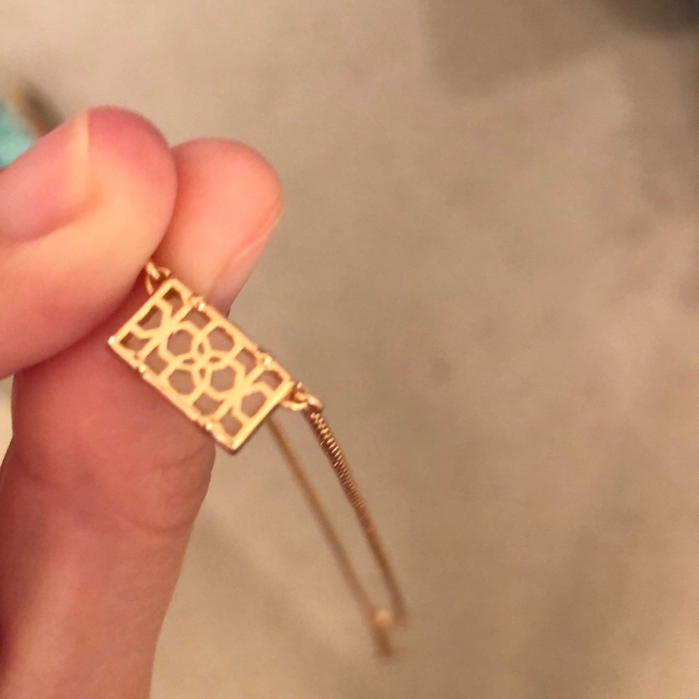 Rose gold druzy Kendra Scott bar necklace - Picture 6 of 6